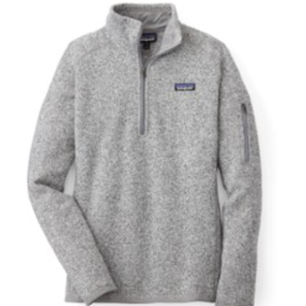 Patagonia better sweater in birch white size M